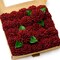 25pcs Artificial Wedding Dahlia & Rose Stems – Burgundy Fake Flowers for DIY Wedding Bouquets, Centerpieces, Table Arrangements, and Floral Decor